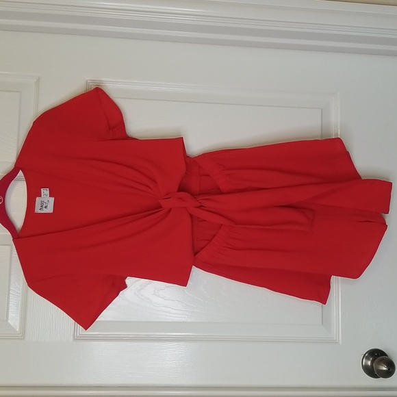 Princess Polly Red Romper - Picture 2 of 11